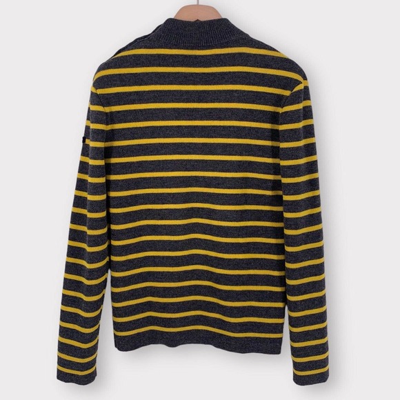 Calvin Klein 205W39NYC Breton Stripe Crew Knit Sweater S *FLAWED* - Picture 3 of 16